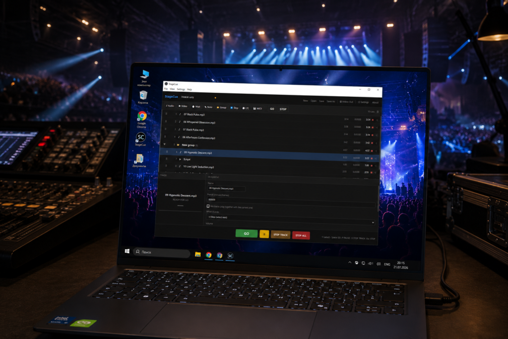 StageCUE for the Live Event