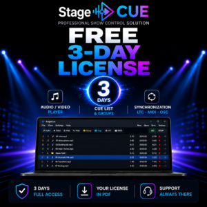 Home Бесплатная 3 дневная лицензия stagecue